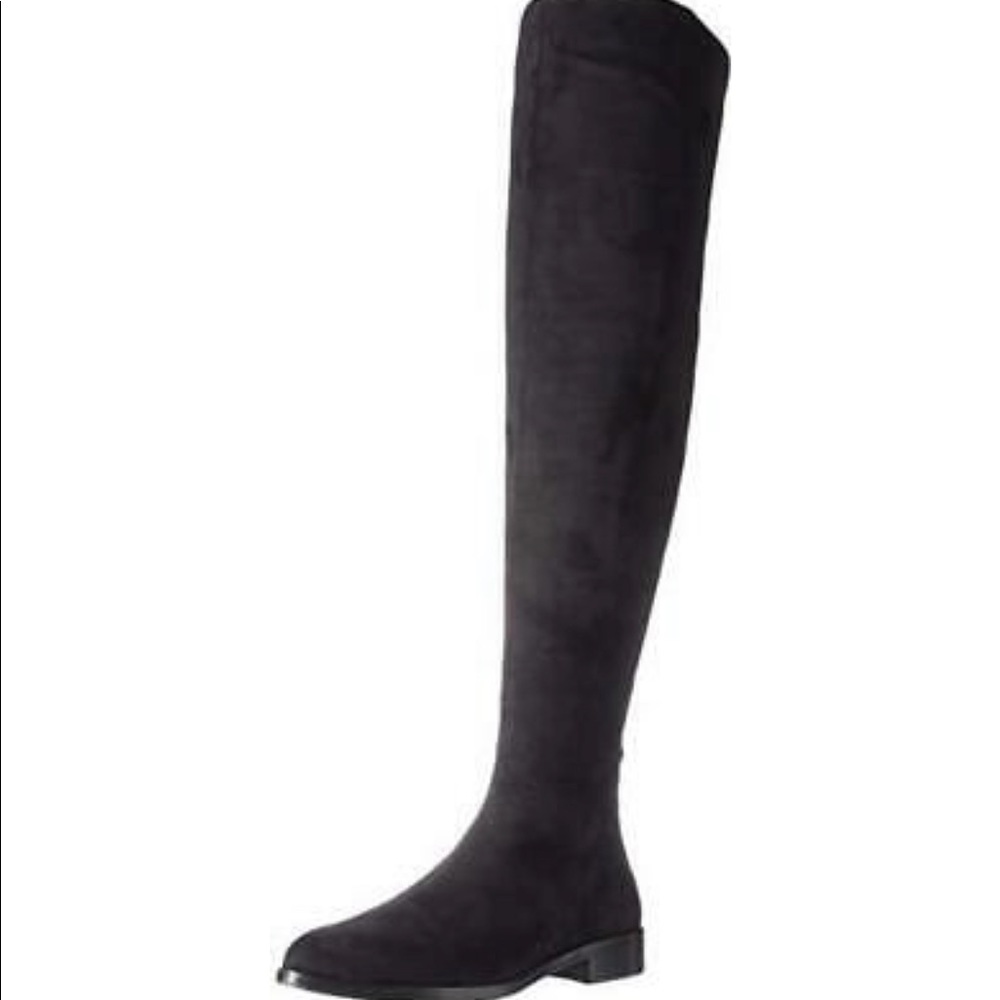 NWOT Vince Camuto over the knee black microsuede boots